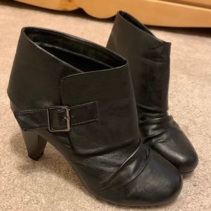 Madden Girl leather booties